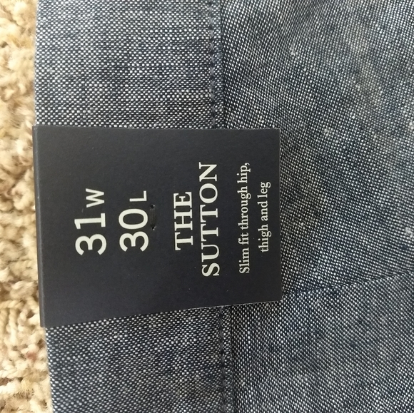 Men's J. Crew The Sutton dress/casual pants 31x30 - Picture 2 of 9